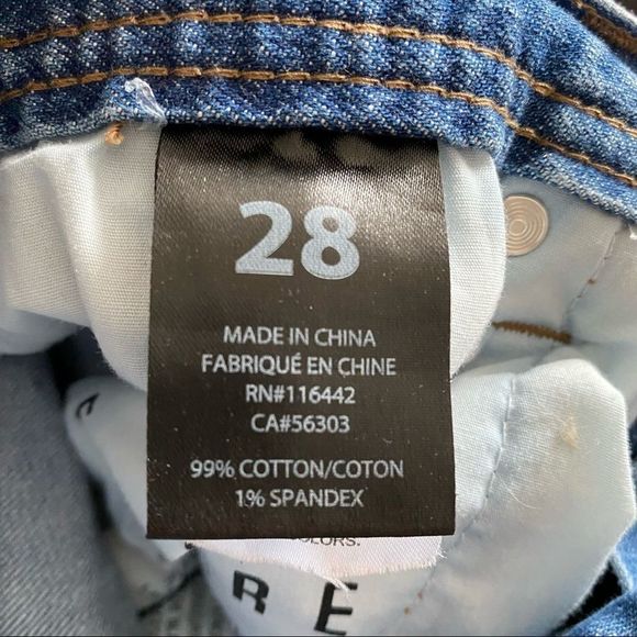 Zumiez Empire distressed blue jeans 28 EUC - Picture 7 of 9